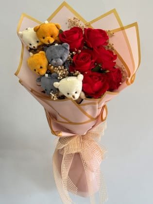 Sevimli Ayıcık Güller